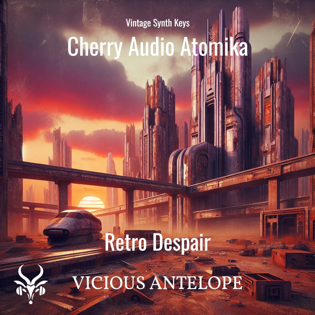 Retro Despair preset pack cover artwork for Cherry Audio – Vicious Antelope