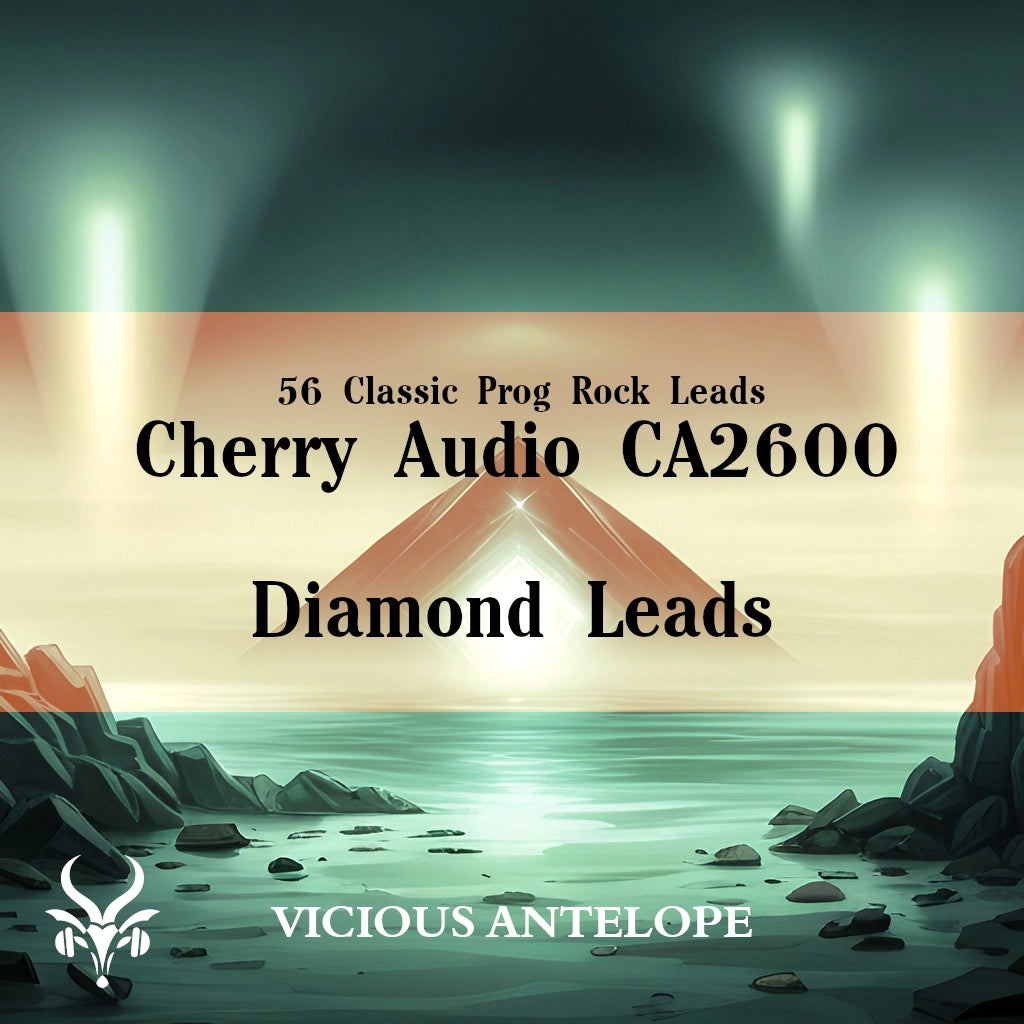 Diamond Leads preset pack cover artwork for Cherry Audio – Vicious Antelope