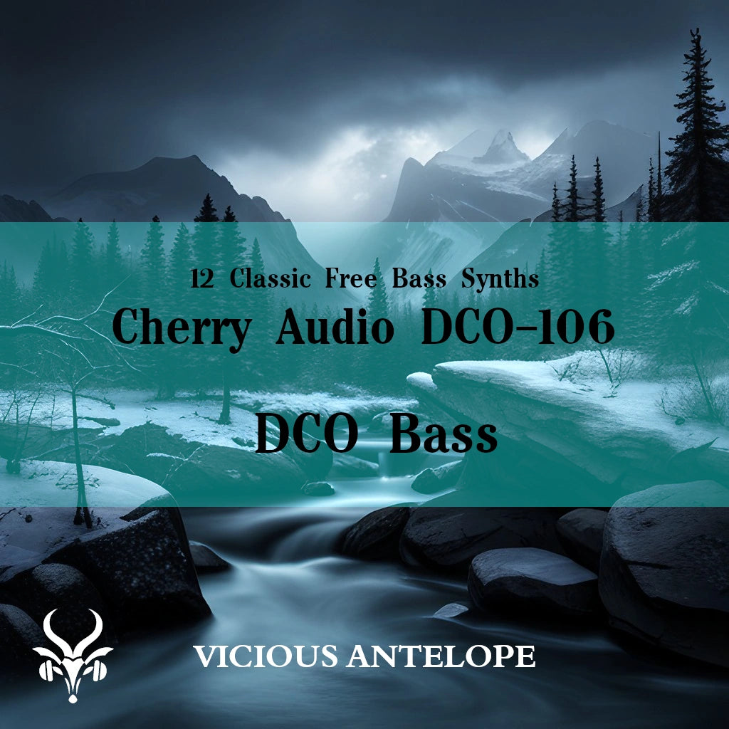 DCO Bass preset pack cover artwork for Cherry Audio – Vicious Antelope