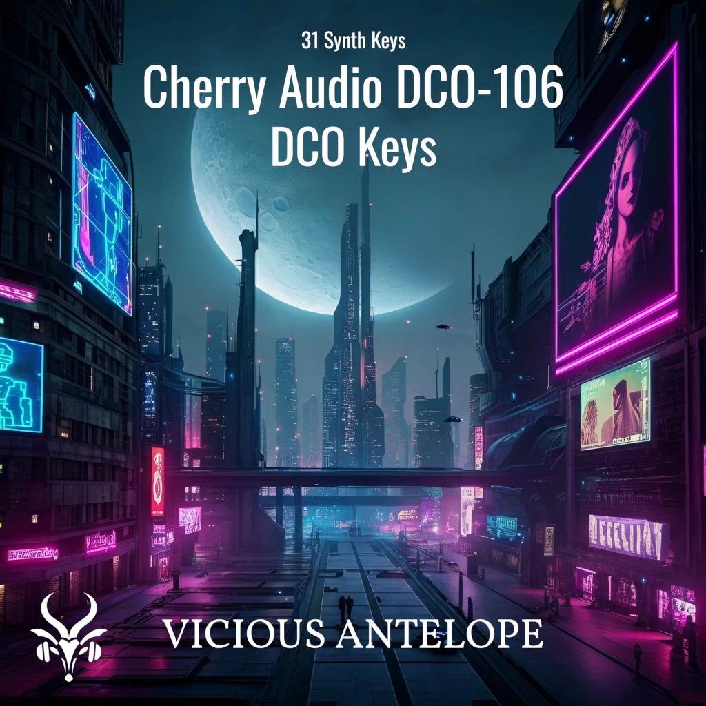 DCO Keys preset pack cover artwork for Cherry Audio – Vicious Antelope