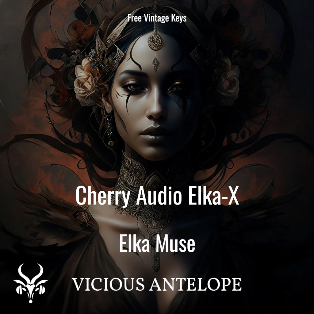 Elka Muse preset pack cover artwork for Cherry Audio ELKA-X – Vicious Antelope