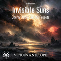 Invisible Suns cover artwork for 30 vintage organic Cherry Audio GX-80 synthesizer presets