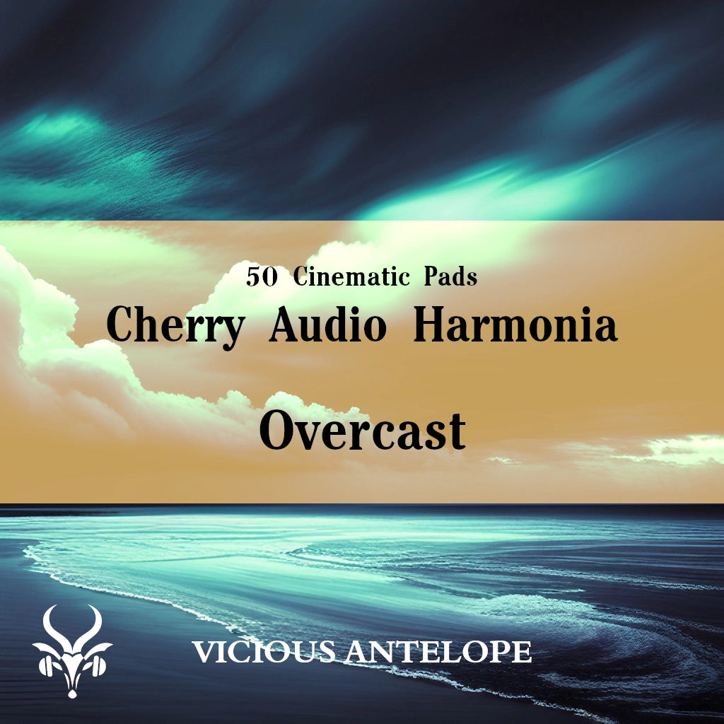 Overcast preset pack cover artwork for Cherry Audio – Vicious Antelope