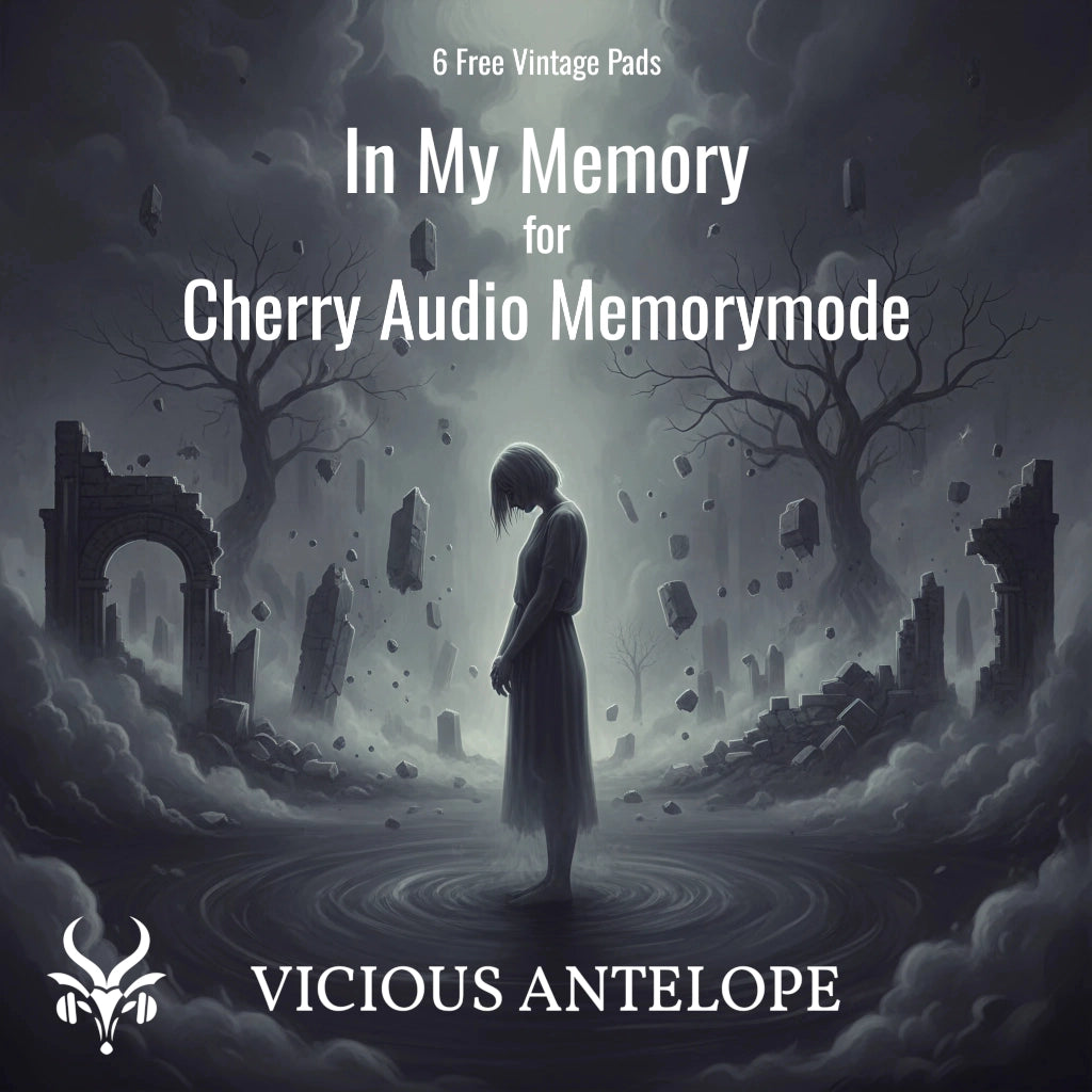 In My Memory preset pack cover artwork for Cherry Audio – Vicious Antelope