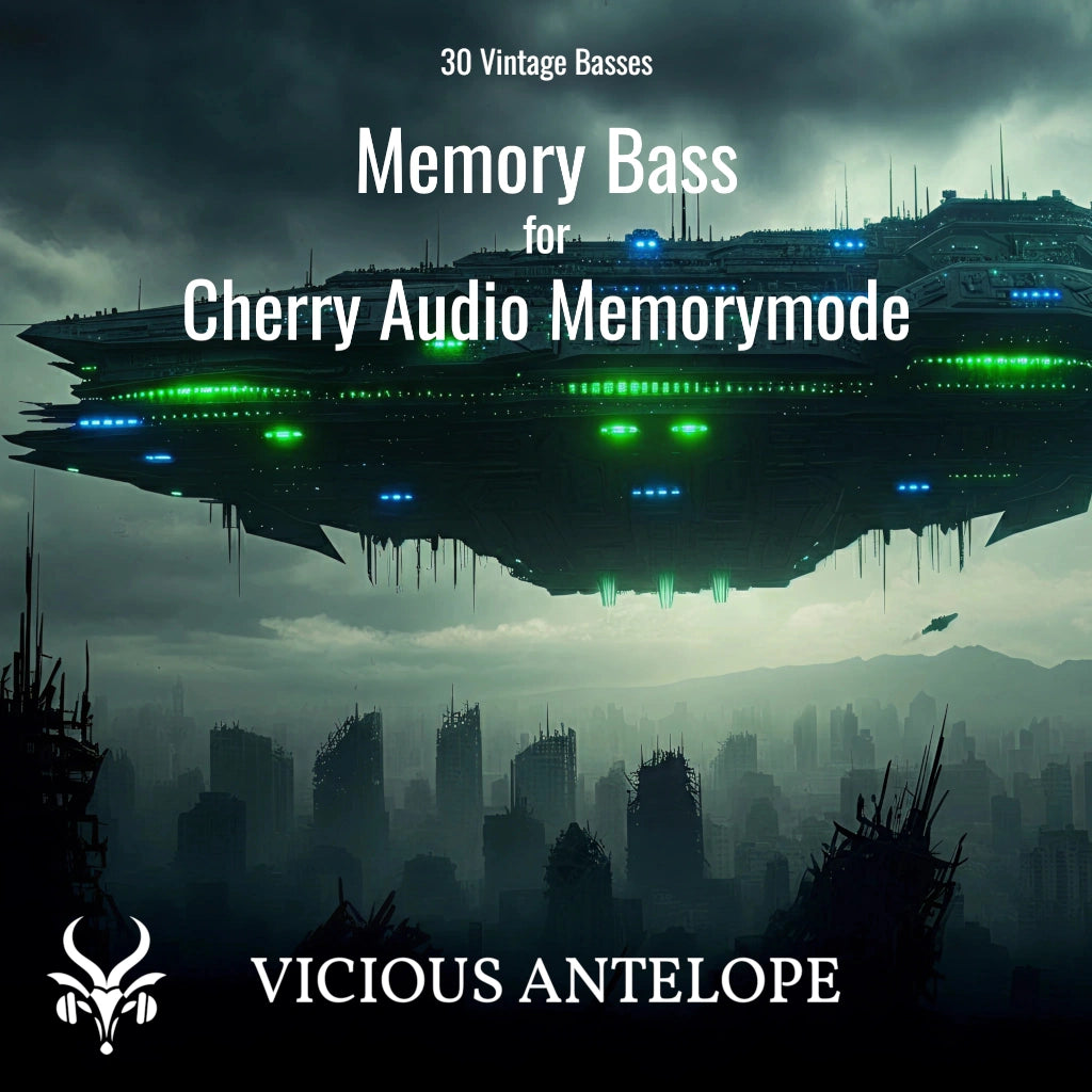 Memory Bass preset pack cover artwork for Cherry Audio – Vicious Antelope
