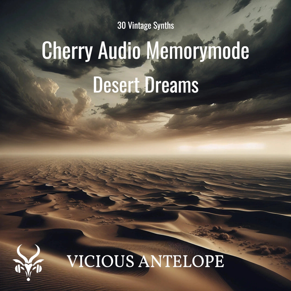 Desert Dreams preset pack cover artwork for Cherry Audio – Vicious Antelope