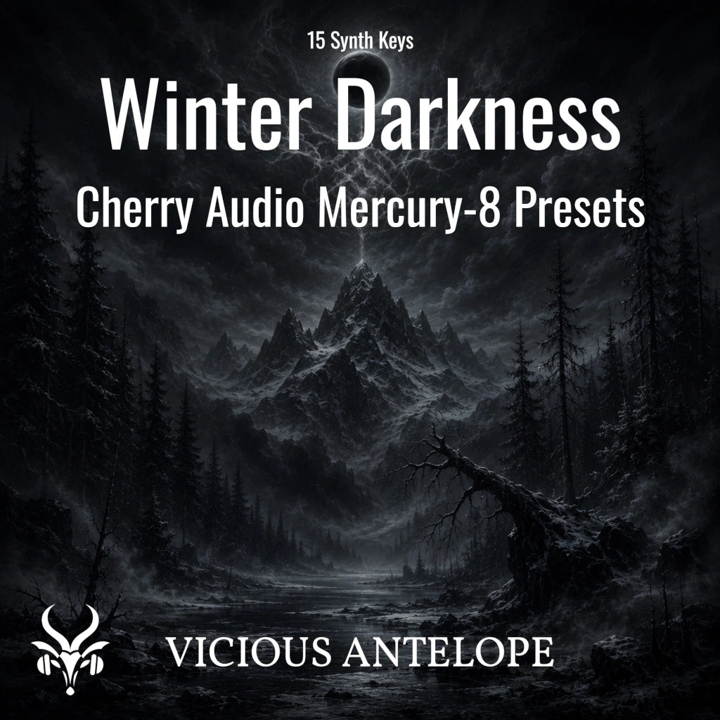 Winter Darkness vintage synth key presets for Cherry Audio Mercury-8