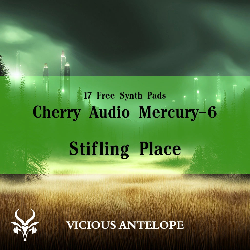 Stifling Place preset pack cover artwork for Cherry Audio – Vicious Antelope