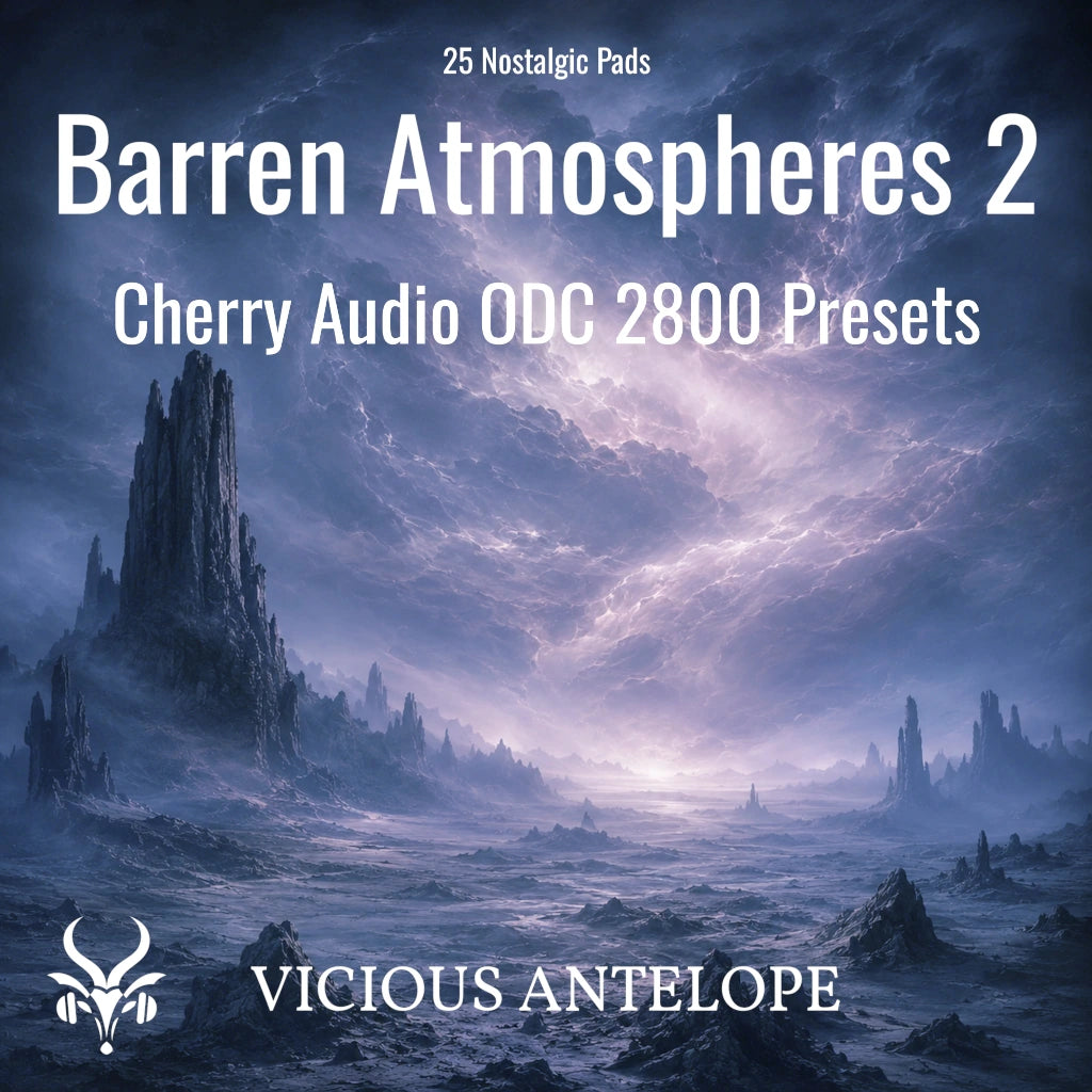 25 nostalgic pad presets for Cherry Audio ODC 2800 with vintage cinematic analog textures