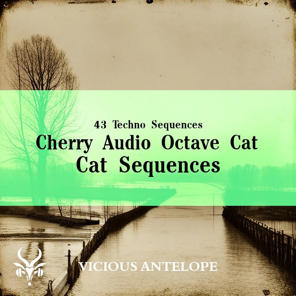 Cat Sequences preset pack cover artwork for Cherry Audio – Vicious Antelope