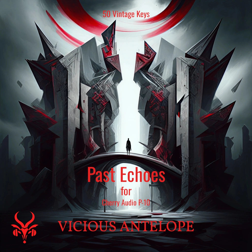 Past Echoes preset pack cover artwork for Cherry Audio – Vicious Antelope