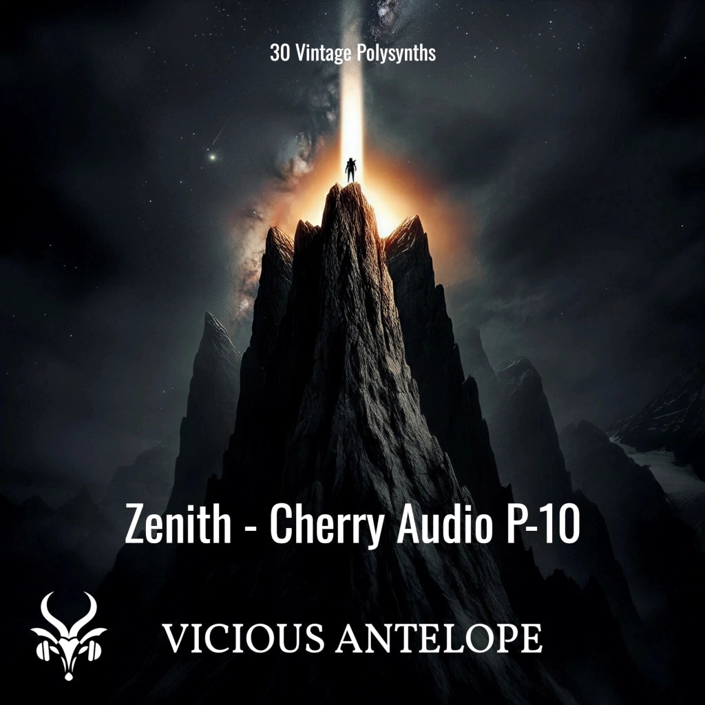 Zenith preset pack cover artwork for Cherry Audio – Vicious Antelope