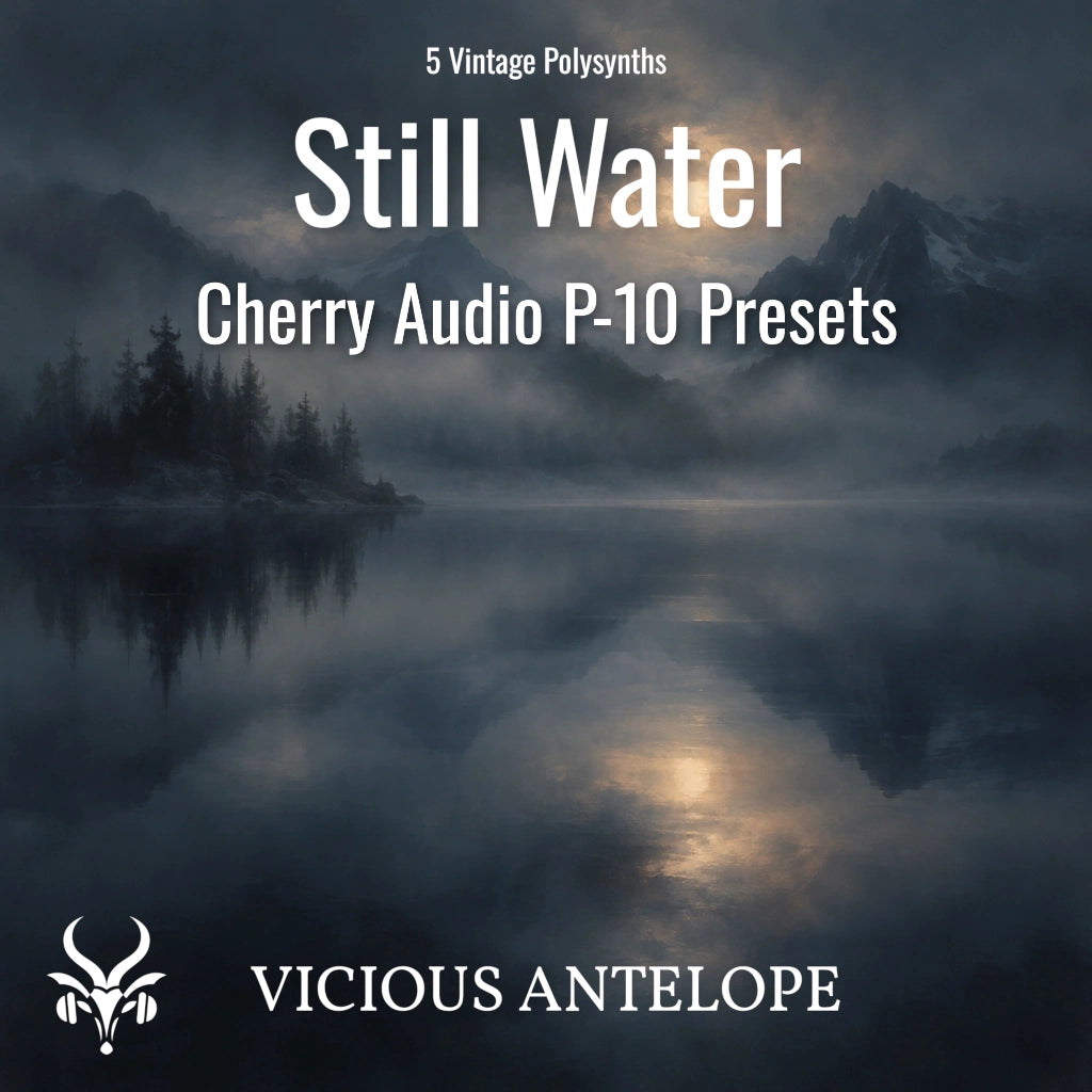 Still Water artwork for free Cherry Audio P-10 vintage polyphonic synth presets