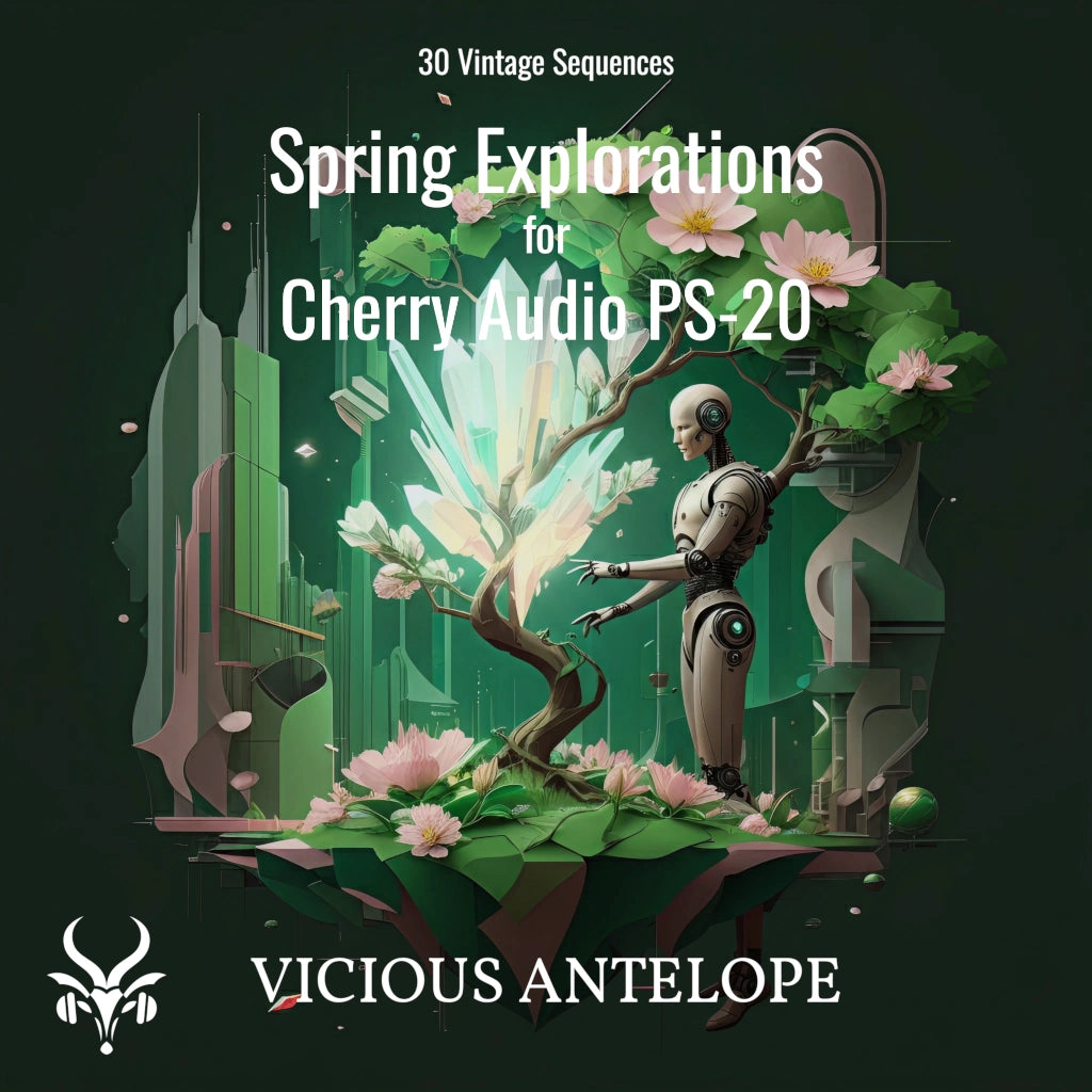 Spring Explorations preset pack cover artwork for Cherry Audio – Vicious Antelope