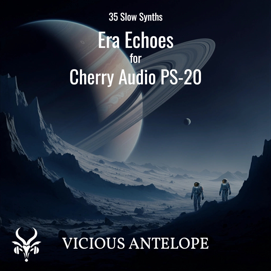 Era Echoes preset pack cover artwork for Cherry Audio – Vicious Antelope