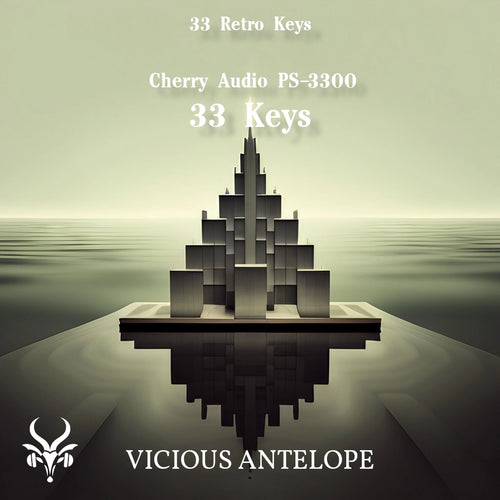 33 Keys preset pack cover artwork for Cherry Audio – Vicious Antelope