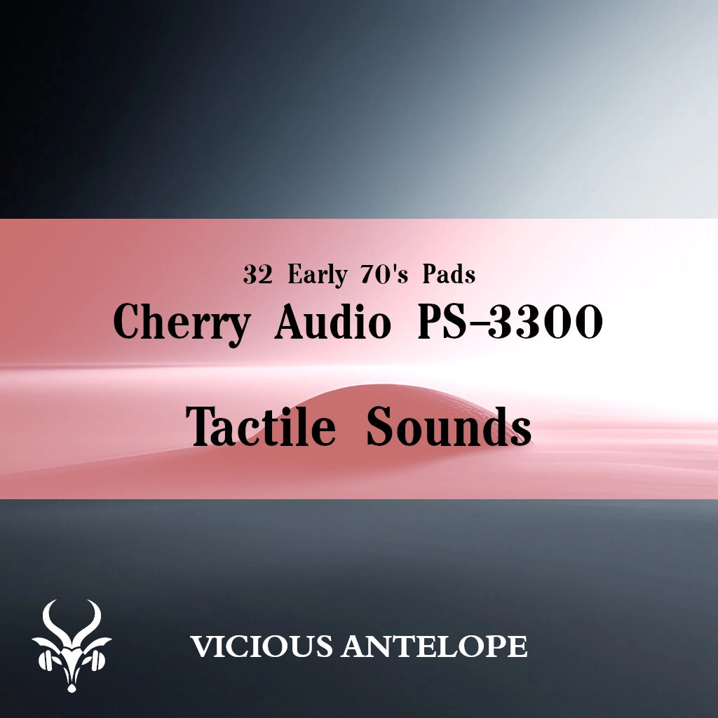Tactile Sounds preset pack cover artwork for Cherry Audio – Vicious Antelope