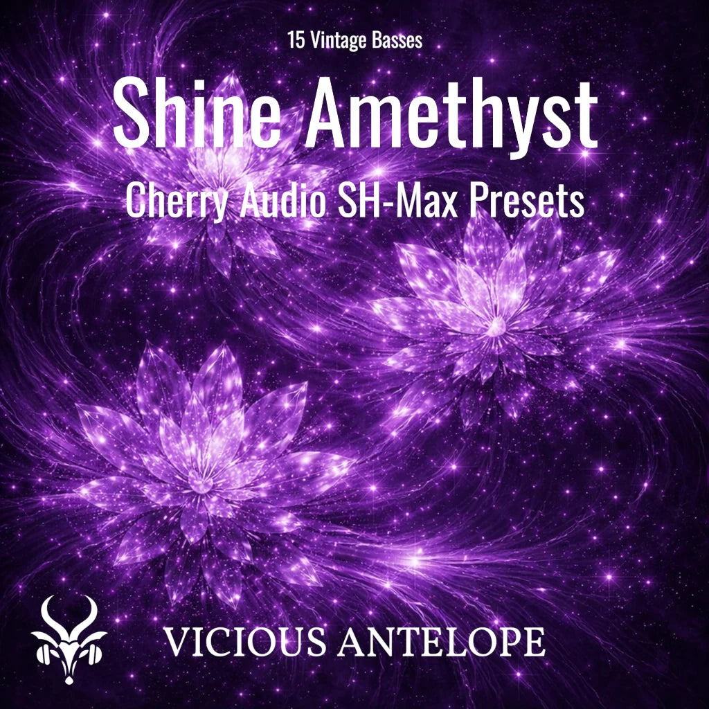 Cherry Audio SH-Max Shine Amethyst vintage bass presets soundbank