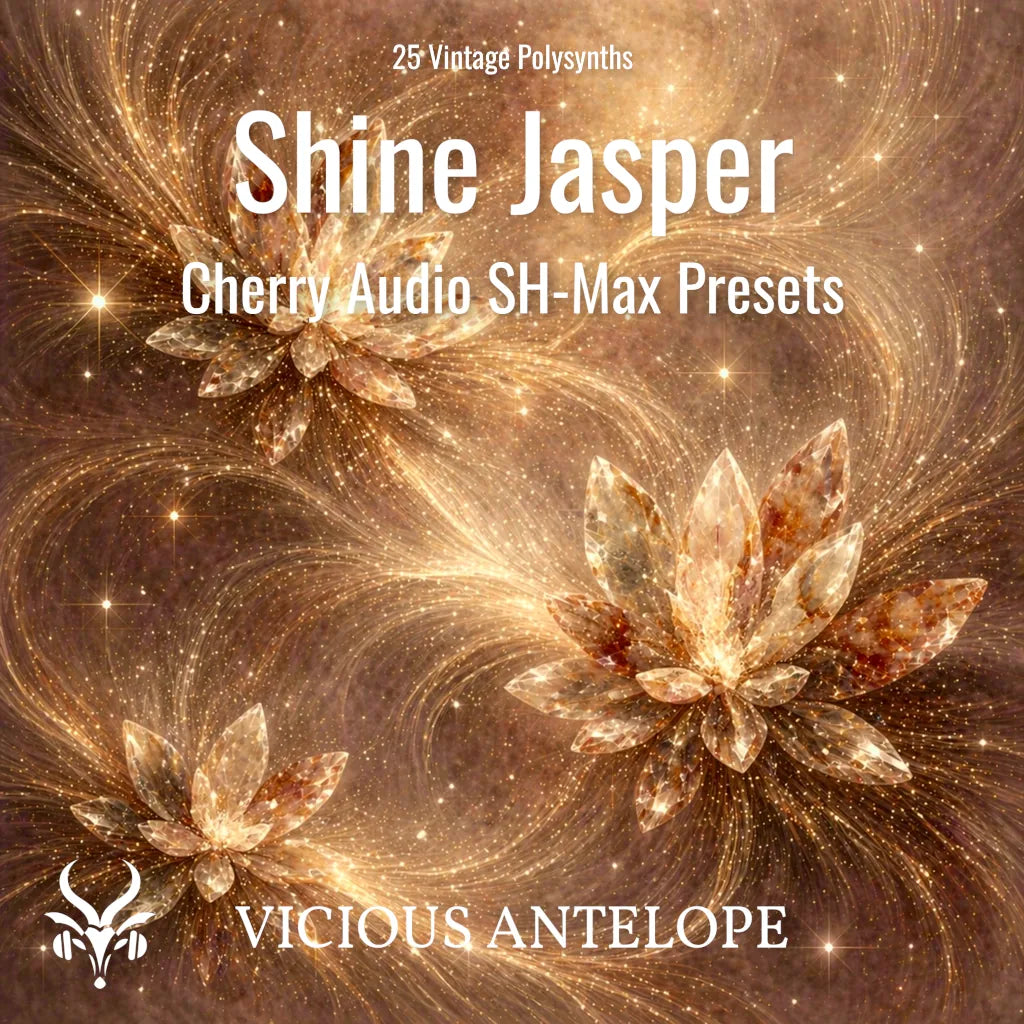 Shine Jasper vintage polysynth presets for Cherry Audio SH-Max plugin