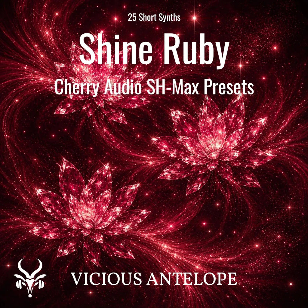 Cherry Audio SH-Max preset pack with vintage plucks, lo-fi and retro synth sounds