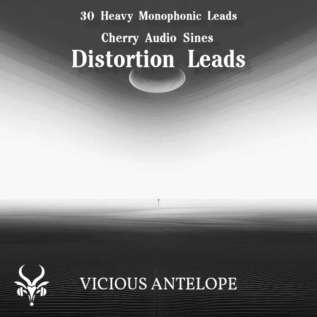 Distortion Leads preset pack cover artwork for Cherry Audio – Vicious Antelope