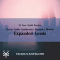 Expanded Leads preset pack cover artwork for Cherry Audio – Vicious Antelope