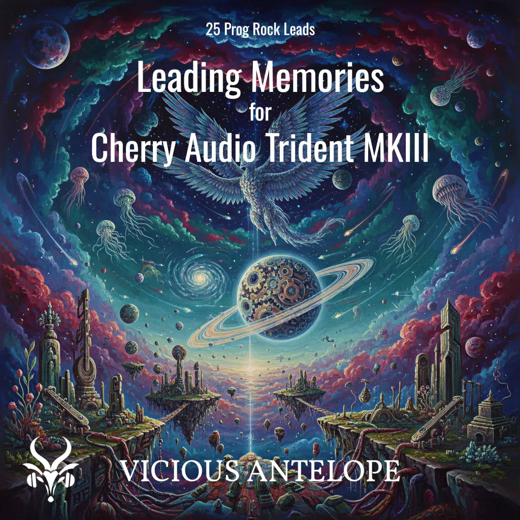 Leading Memories preset pack cover artwork for Cherry Audio – Vicious Antelope