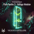 Plate Synths III preset pack cover artwork for Cherry Audio – Vicious Antelope