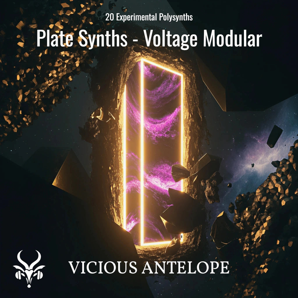 Voltage Modular preset pack cover artwork for Cherry Audio – Vicious Antelope