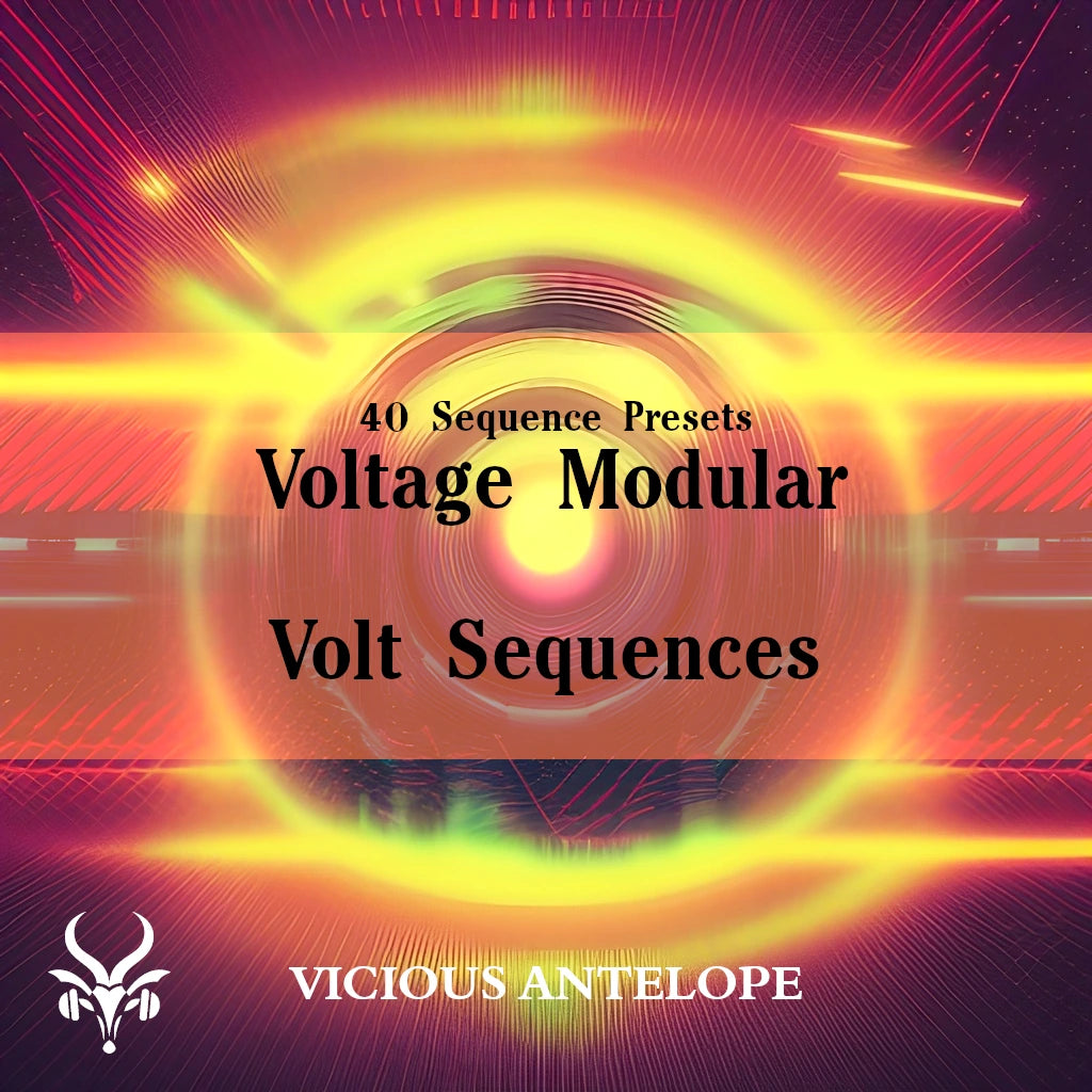 Volt Sequences preset pack cover artwork for Cherry Audio – Vicious Antelope