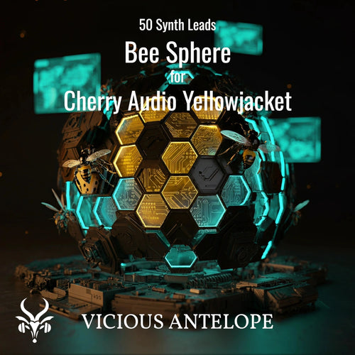 Bee Sphere preset pack cover artwork for Cherry Audio – Vicious Antelope