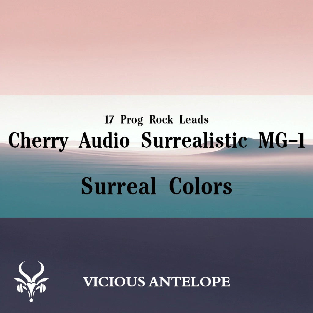 Surreal Colors preset pack cover artwork for Cherry Audio – Vicious Antelope