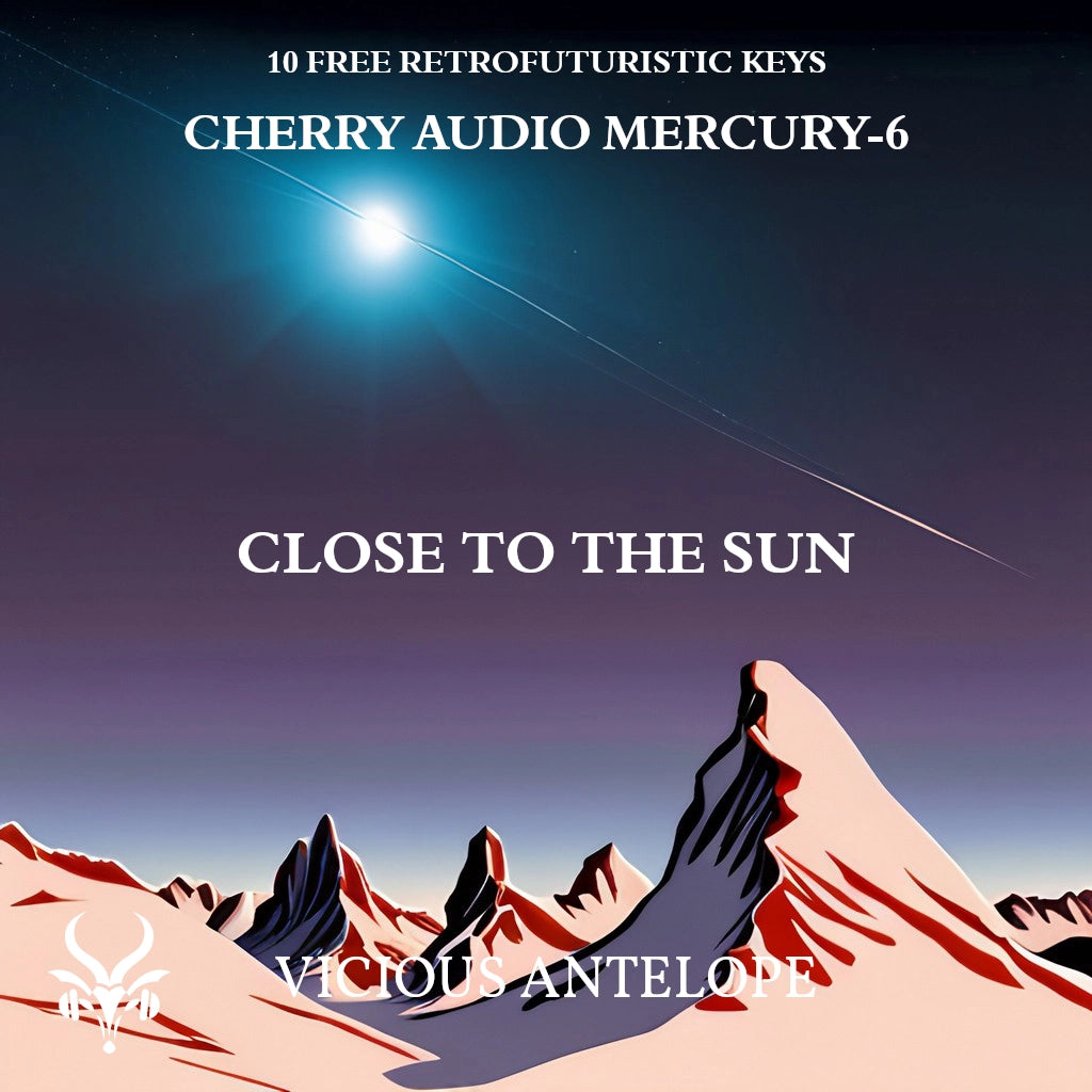 Close To The Sun preset pack cover artwork for Cherry Audio – Vicious Antelope