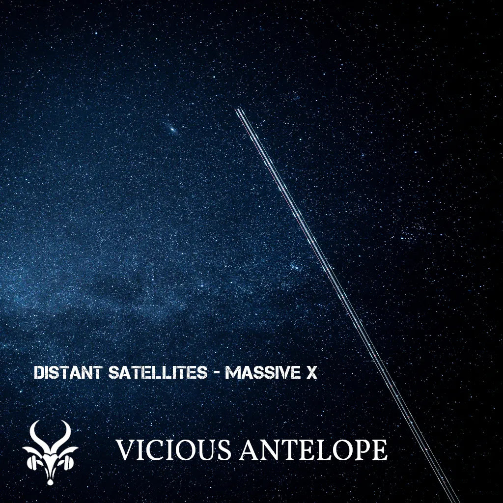 Distant Satellites preset pack cover artwork for Massive X – Vicious Antelope