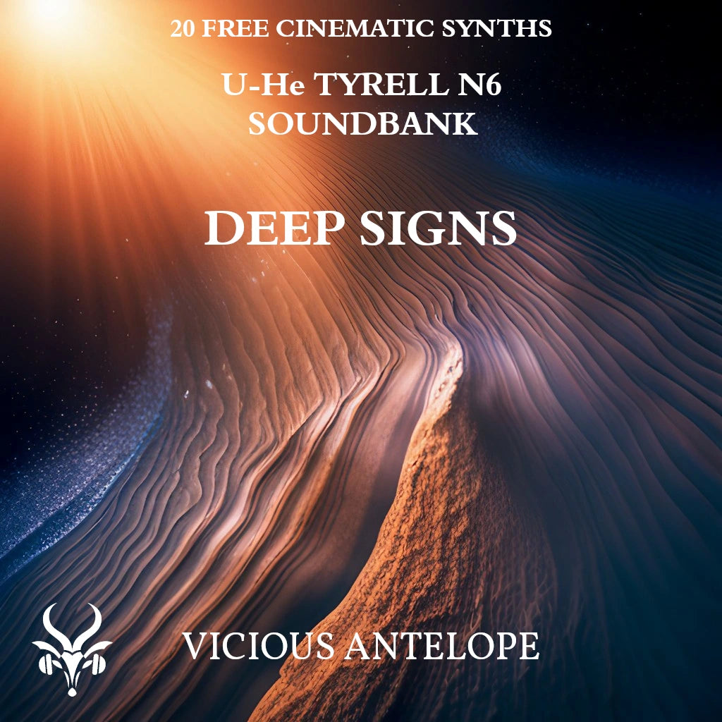 Deep Signs preset pack cover artwork for Tyrell N6 – Vicious Antelope