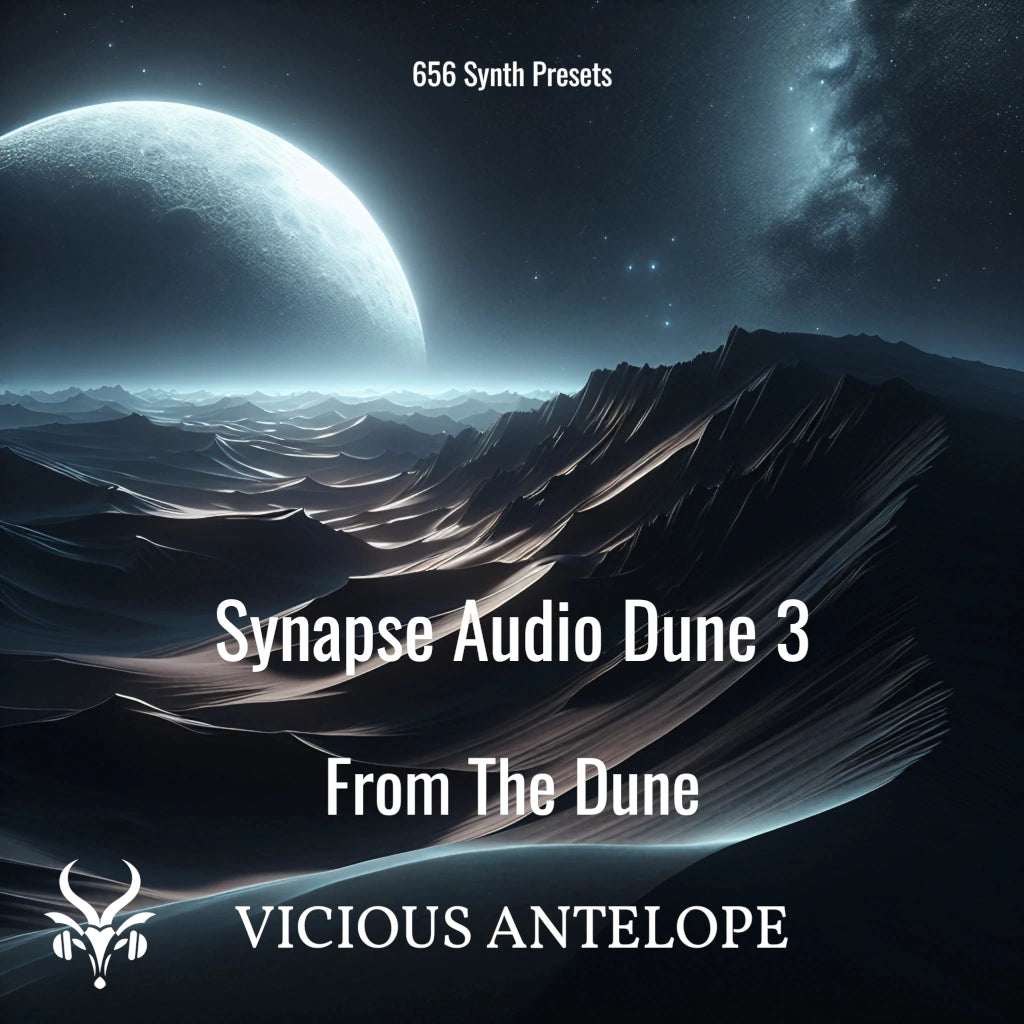 From The Dune preset library cover artwork for Dune 3 – Vicious Antelope