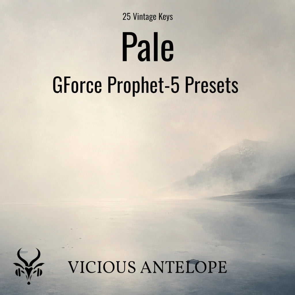 Vintage synth key presets for GForce Prophet-5 with classic analog electronic sounds