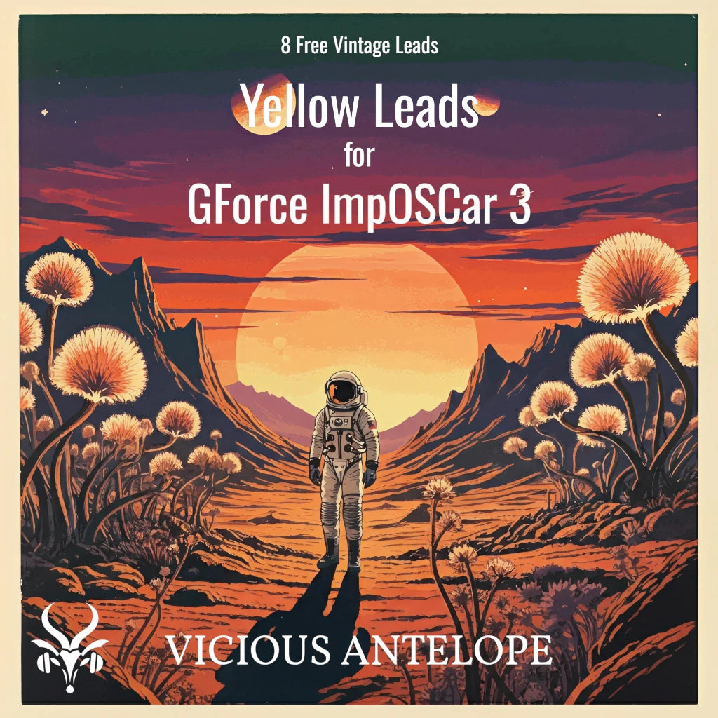 Yellow Leads preset pack cover artwork for GForce ImpOSCAr 3 – Vicious Antelope