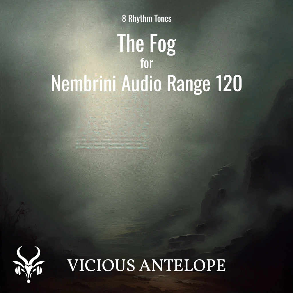 The Fog guitar pack cover artwork for Nembrini Audio Range 120 – Vicious Antelope