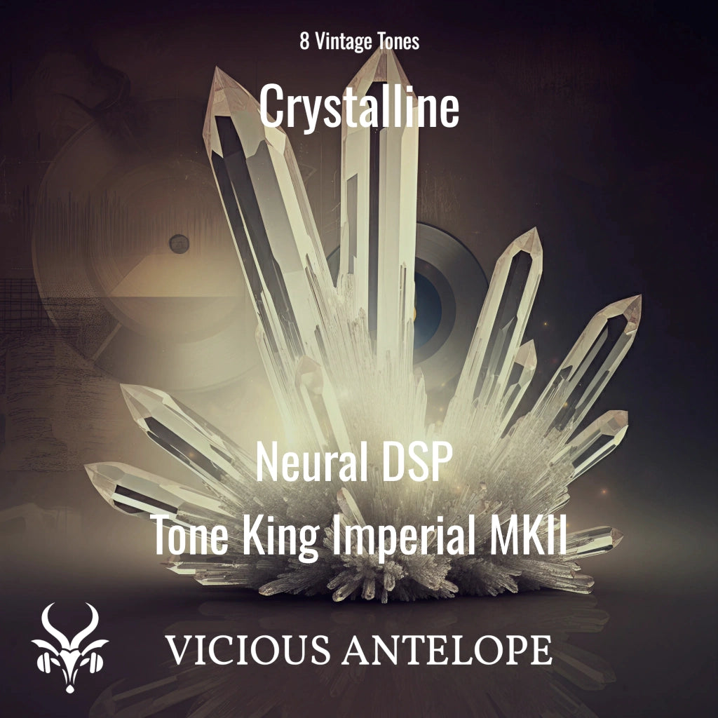Crystalline guitar pack cover artwork for Neural DSP – Vicious Antelope