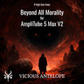 Beyond All Morality guitar pack cover artwork for Amplitube 5 Max V2 – Vicious Antelope