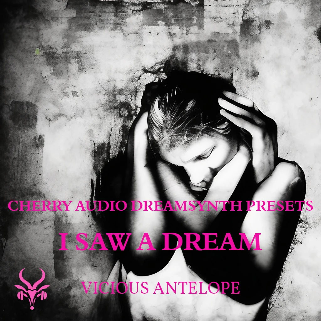 I saw a dream preset pack cover artwork for Cherry Audio – Vicious Antelope