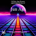 Jun Age preset pack cover artwork for Arturia – Vicious Antelope