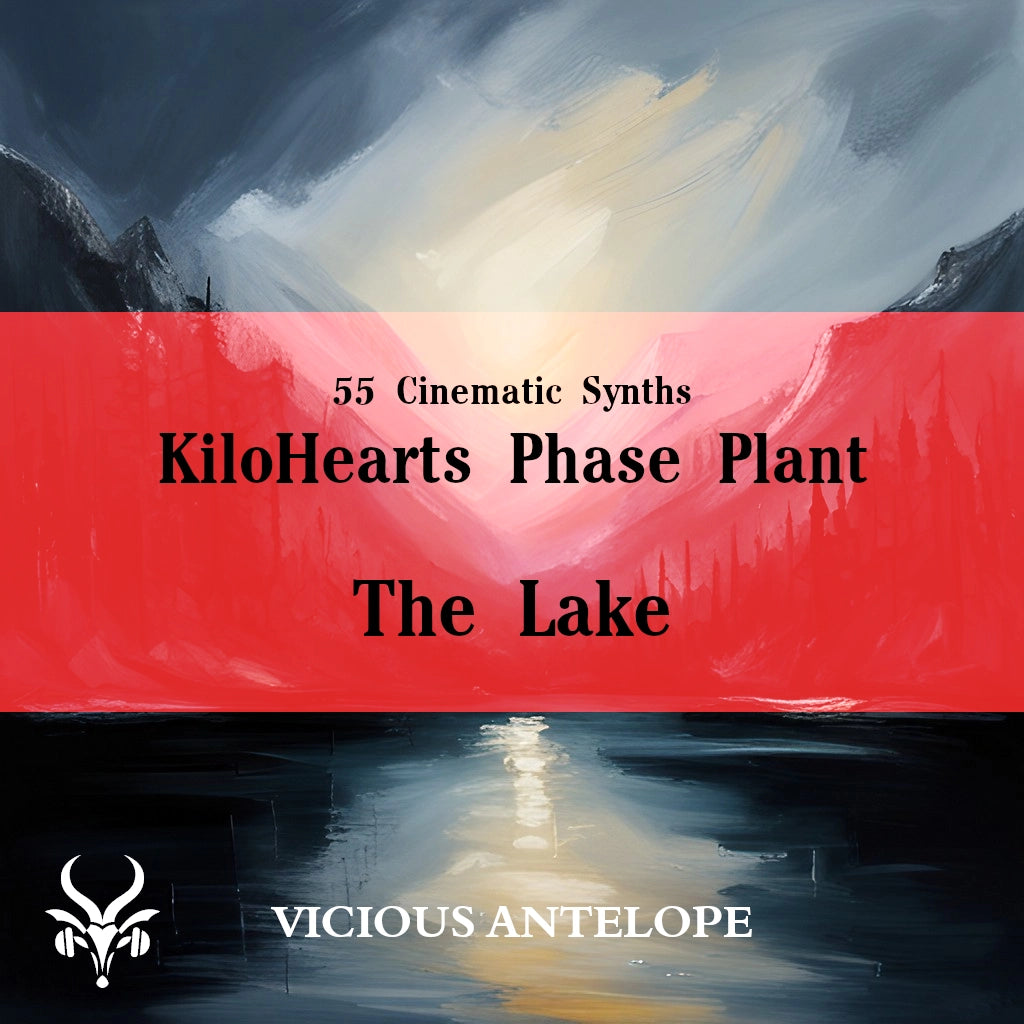The Lake preset pack cover artwork for Phaseplant Kilohearts  – Vicious Antelope