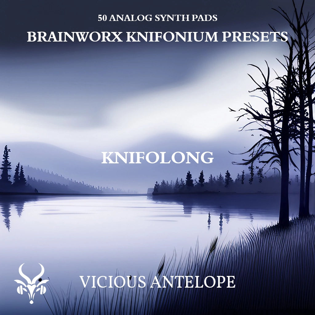 Knifolong preset pack cover artwork for Knifonium – Vicious Antelope