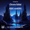 Chrome Ballad preset pack cover artwork for KORG MiniKORG – Vicious Antelope