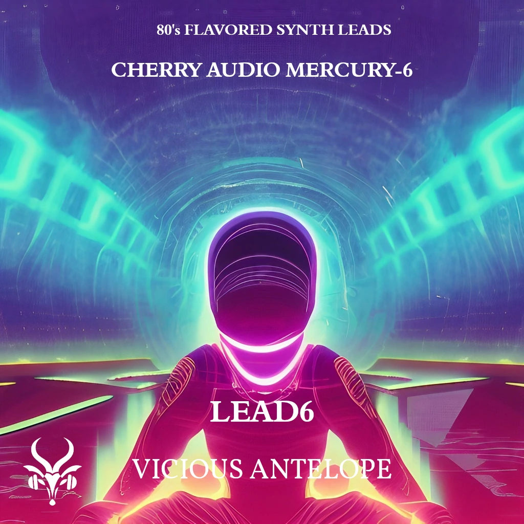 Lead6 preset pack cover artwork for Cherry Audio – Vicious Antelope