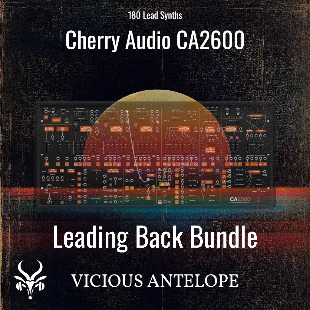 Leading Back Bundle preset pack cover artwork for Cherry Audio – Vicious Antelope