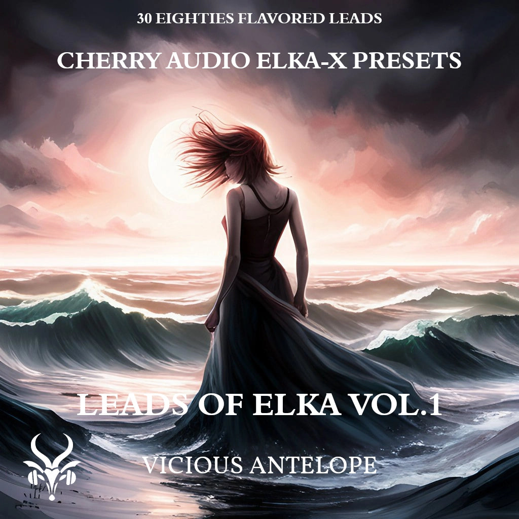 Leads Of Elka Vol.1 preset pack cover artwork for Cherry Audio ELKA-X – Vicious Antelope