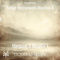 Massive X Bundle I preset pack cover artwork for Massive X – Vicious Antelope